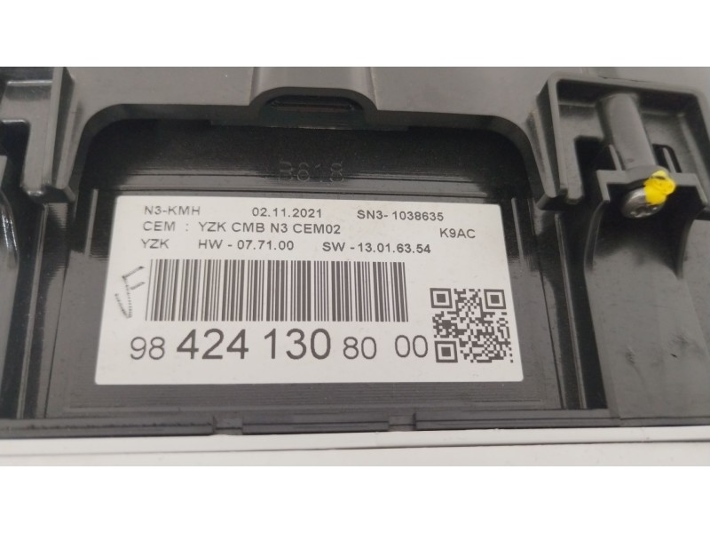 Recambio de cuadro instrumentos para citroën berlingo (er_, ec_) 1.5 bluehdi 100 referencia OEM IAM 9842413080  