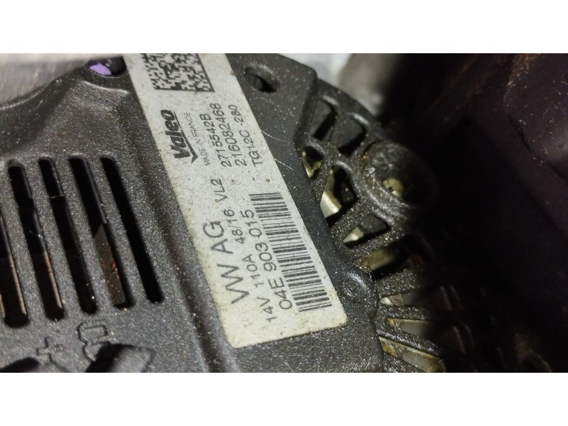 Recambio de alternador para seat ateca (kh7, khp) 1.0 tsi referencia OEM IAM 04E903015 TG12C280 