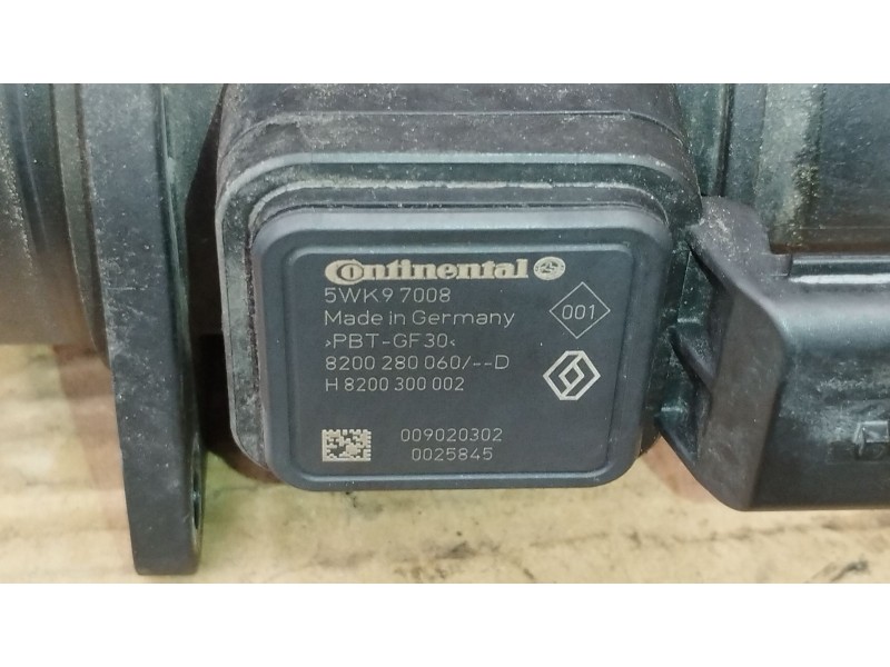 Recambio de caudalimetro para nissan qashqai i (j10, nj10) 1.5 dci referencia OEM IAM 8200300002 8200280060D 5WK97008