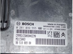 Recambio de centralita motor uce para citroën c3 iii (sx) 1.5 bluehdi 100 (sxyhyp, sxyhtu) referencia OEM IAM 9851888980 0281039 2
