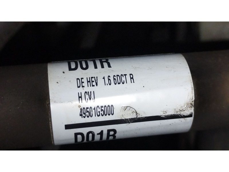 Recambio de transmision delantera derecha para kia niro i (de) 1.6 gdi hybrid referencia OEM IAM 49501G5000  