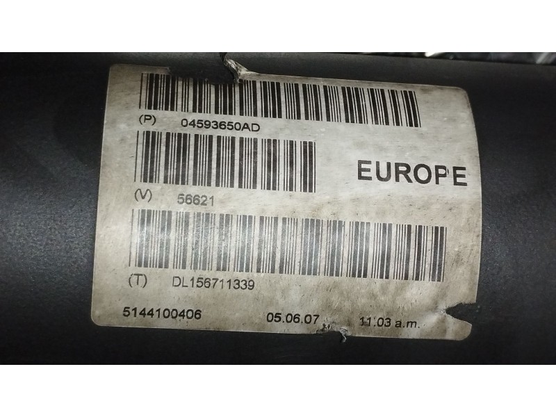 Recambio de transmision central para chrysler 300c (lx, le) 3.0 crd referencia OEM IAM P04593650AD 04593650AD 