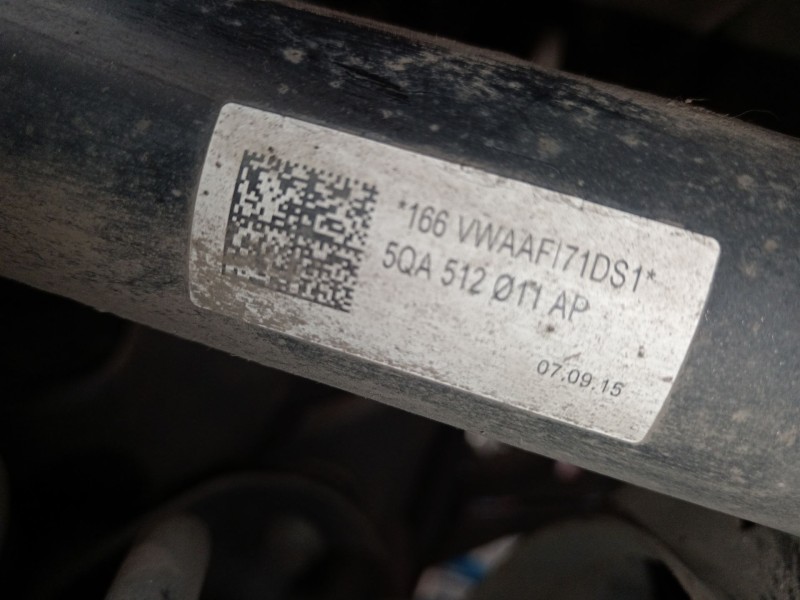 Recambio de amortiguador trasero derecho para volkswagen touran (5t1) 1.6 tdi referencia OEM IAM 5QA512011AP  