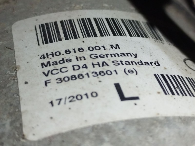 Recambio de amortiguador trasero izquierdo para audi a8 (4h) 4.2 tdi quattro referencia OEM IAM 4H0616001M  