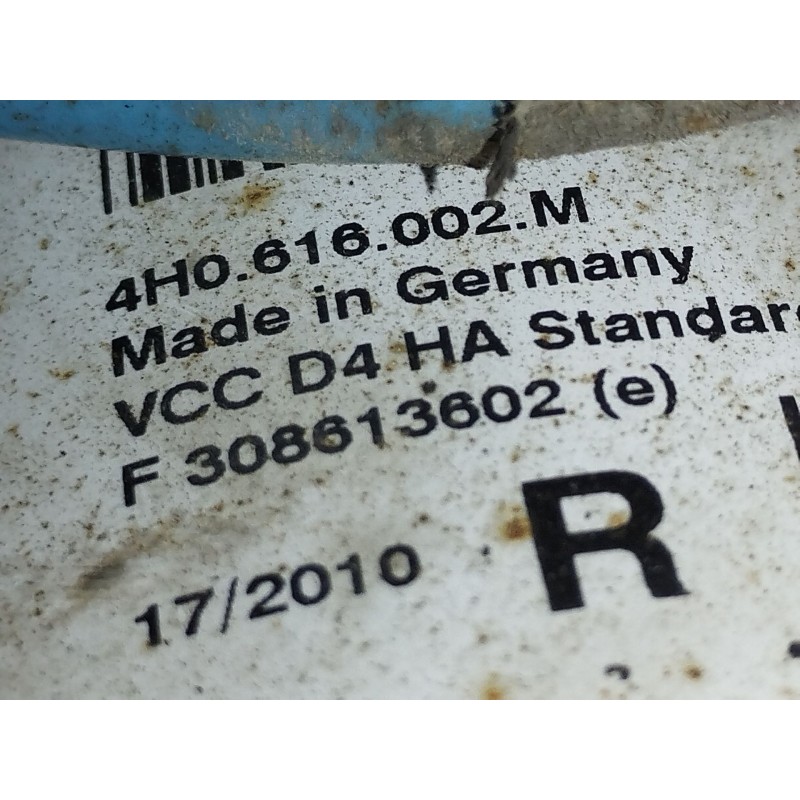 Recambio de amortiguador trasero derecho para audi a8 (4h) 4.2 tdi quattro referencia OEM IAM 4H0616002M  
