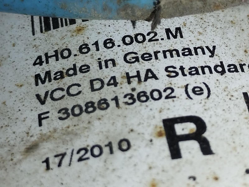 Recambio de amortiguador trasero derecho para audi a8 (4h) 4.2 tdi quattro referencia OEM IAM 4H0616002M  