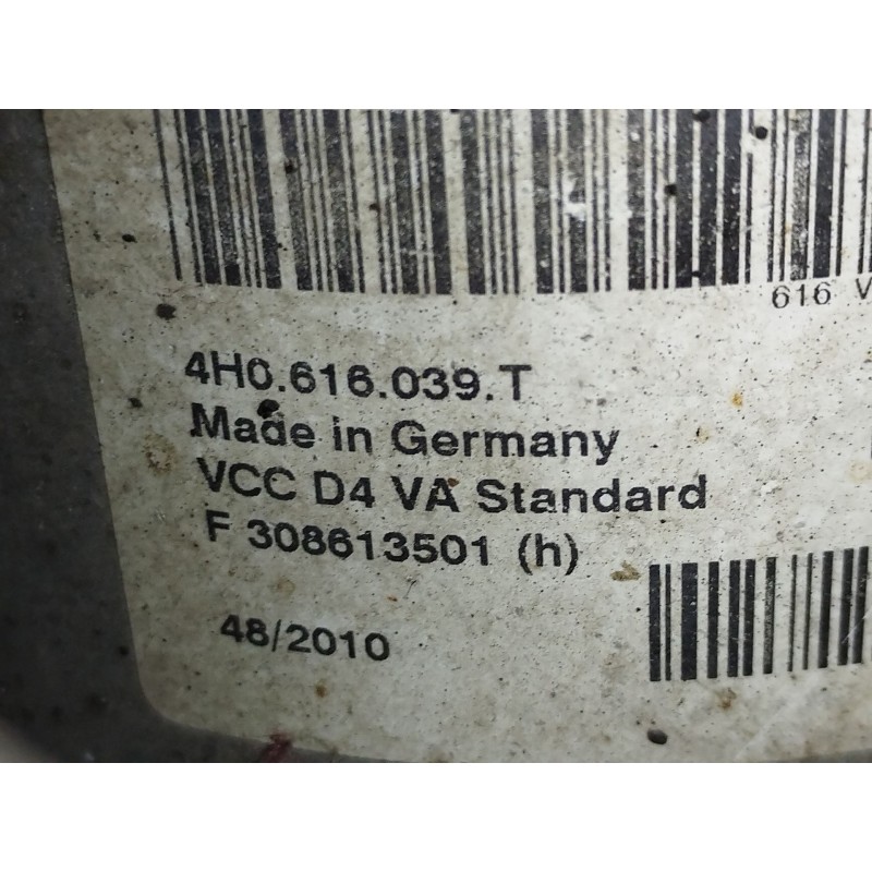 Recambio de amortiguador delantero derecho para audi a8 (4h) 4.2 tdi quattro referencia OEM IAM 4H0616039T  