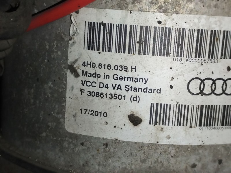 Recambio de amortiguador delantero izquierdo para audi a8 (4h) 4.2 tdi quattro referencia OEM IAM 4H0616039H  