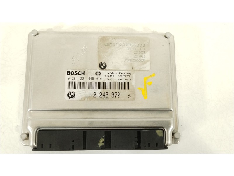 Recambio de centralita motor uce para bmw 3 (e46) 320 d referencia OEM IAM 2249970 0281001445 7785033
