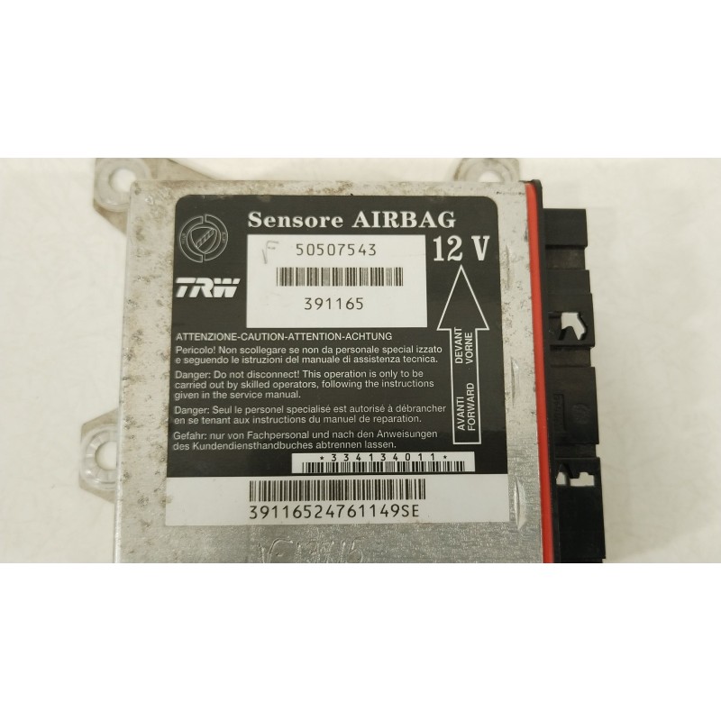 Recambio de centralita airbag para alfa romeo 159 (939_) 1.9 jtdm 8v (939axe1b) referencia OEM IAM 50507543 391165 
