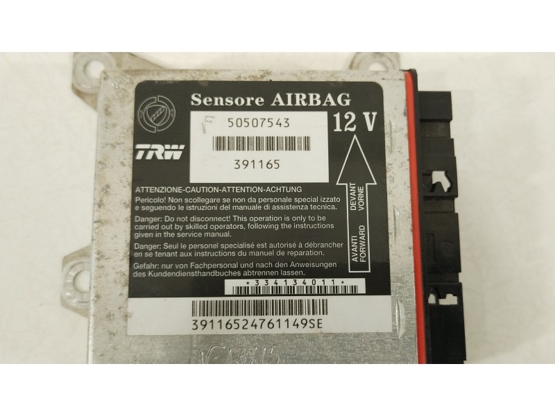 Recambio de centralita airbag para alfa romeo 159 (939_) 1.9 jtdm 8v (939axe1b) referencia OEM IAM 50507543 391165 