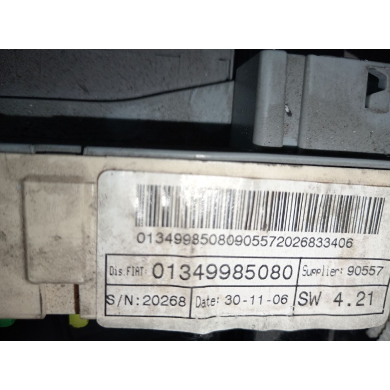 Recambio de caja reles / fusibles para citroën jumper iii autobús 2.2 hdi 120 referencia OEM IAM 01349985080  