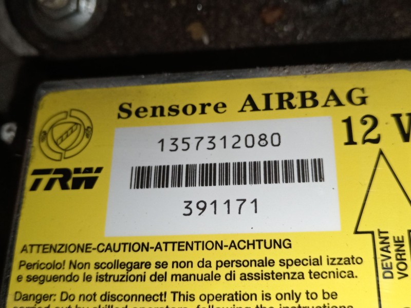 Recambio de centralita airbag para citroën jumper iii autobús 2.2 hdi 120 referencia OEM IAM 1357312080  