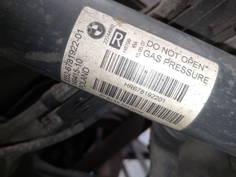 Recambio de amortiguador trasero derecho para bmw x5 (e70) 3.0d referencia OEM IAM 33526781922 HR678192201 14941510