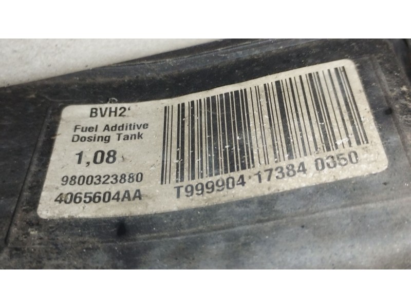 Recambio de deposito fap para citroën c4 picasso feel referencia OEM IAM 9800323880  