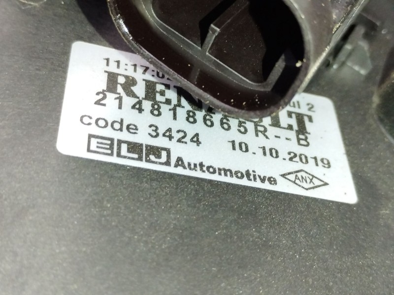 Recambio de electroventilador para dacia duster ii access referencia OEM IAM 214818665R  