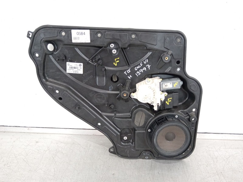 Recambio de elevalunas trasero izquierdo para volkswagen golf vi (5k1) 1.6 tdi referencia OEM IAM 5K4839729J 5K0959703C 5K483946