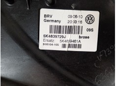 Recambio de elevalunas trasero izquierdo para volkswagen golf vi (5k1) 1.6 tdi referencia OEM IAM 5K4839729J 5K0959703C 5K483946 2