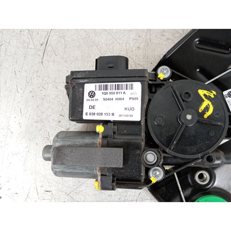 Recambio de elevalunas trasero izquierdo para volkswagen eos (1f7, 1f8) 2.0 tdi 16v referencia OEM IAM 1Q0839401C 1Q0959811A 