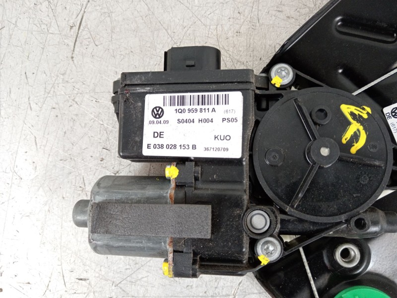 Recambio de elevalunas trasero izquierdo para volkswagen eos (1f7, 1f8) 2.0 tdi 16v referencia OEM IAM 1Q0839401C 1Q0959811A 