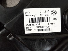 Recambio de elevalunas delantero derecho para volkswagen golf vi (5k1) 1.6 tdi referencia OEM IAM 5K1837730Q 5K0959702E 5K095979 2