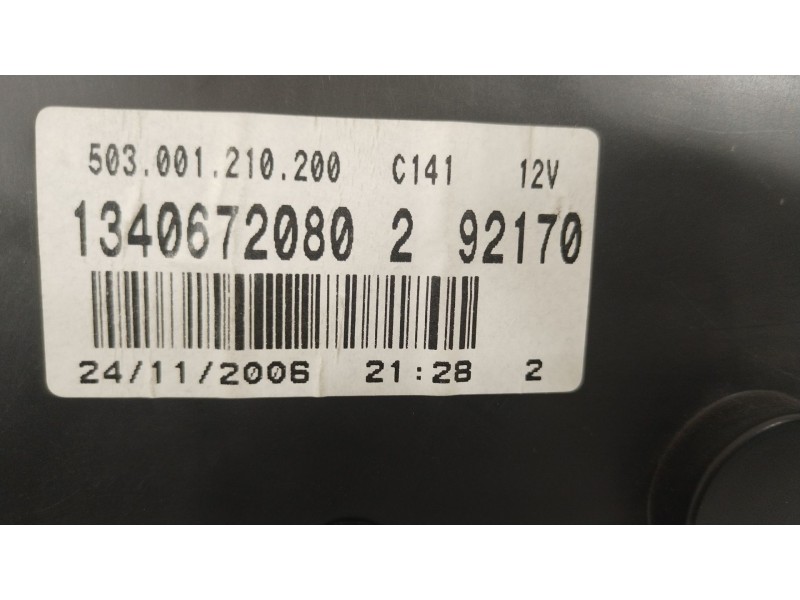 Recambio de cuadro instrumentos para citroën jumper iii autobús 2.2 hdi 120 referencia OEM IAM 1340672080  