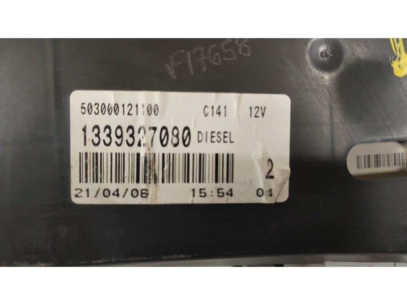 Recambio de cuadro instrumentos para citroën jumper i autobús (230p) 2.8 hdi referencia OEM IAM 1339327080  