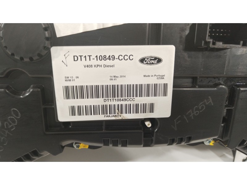 Recambio de cuadro instrumentos para ford transit connect monospace 1.6 tdci referencia OEM IAM DT1T10849CCC FAKJA9274 A12722017