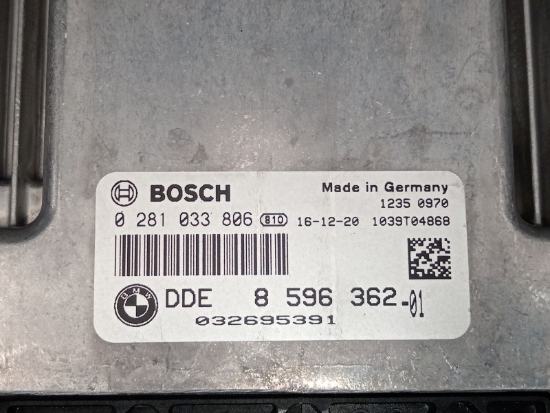 Recambio de centralita motor uce para bmw 2 active tourer (f45) 218 d referencia OEM IAM 8596362 0281033806 