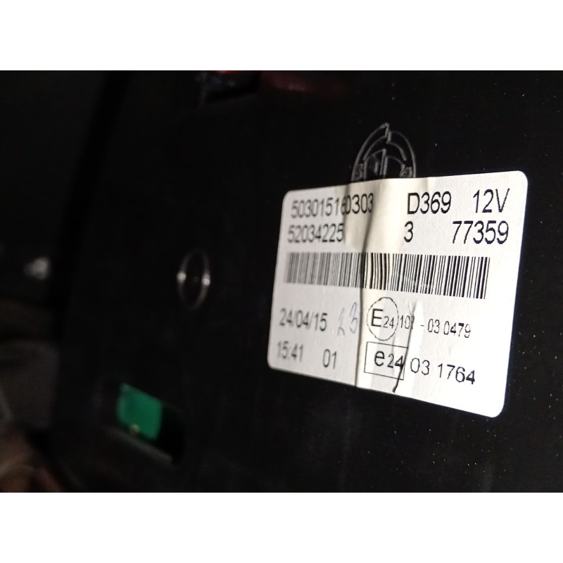 Recambio de cuadro instrumentos para opel combo furgoneta/monovolumen (x12) 1.3 cdti (b05) referencia OEM IAM 52034225 503015160