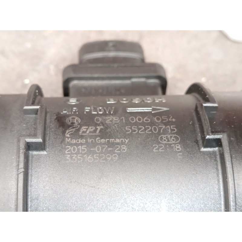 Recambio de caudalimetro para opel combo furgoneta/monovolumen (x12) 1.3 cdti (b05) referencia OEM IAM 335165299 0281006054 5522
