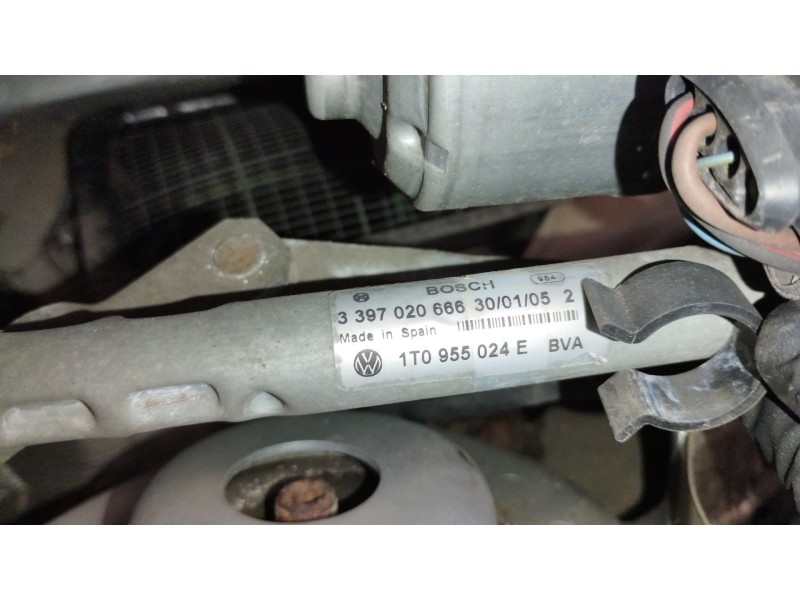 Recambio de motor limpia delantero para volkswagen touran (1t1, 1t2) 1.9 tdi referencia OEM IAM 1T0955024E 3397020666 