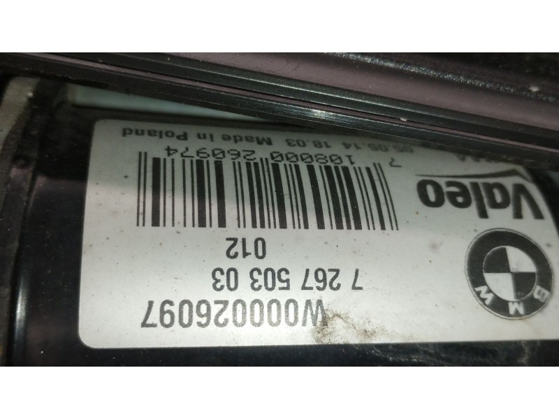 Recambio de motor limpia delantero para bmw 1 (f20) 116 d referencia OEM IAM 726750303 W000026097 