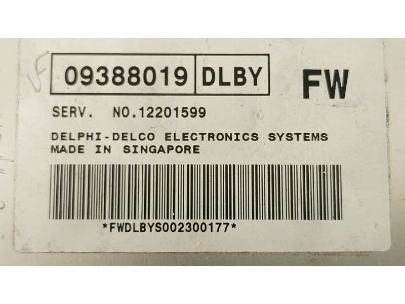 Recambio de centralita motor uce para daewoo lanos (klat) 1.5 referencia OEM IAM 09388019 12201599 
