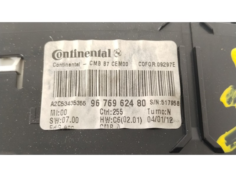 Recambio de cuadro instrumentos para citroën c4 ii (nc_) 1.6 hdi 90 referencia OEM IAM 9676962480  