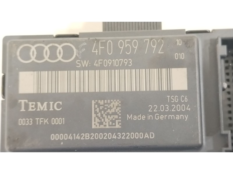 Recambio de modulo electronico para audi a6 c6 (4f2) 3.2 fsi referencia OEM IAM 4F0959792 4F0959793 