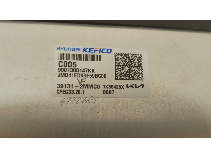 Recambio de centralita motor uce para kia sorento () referencia OEM IAM 391312MMC0  