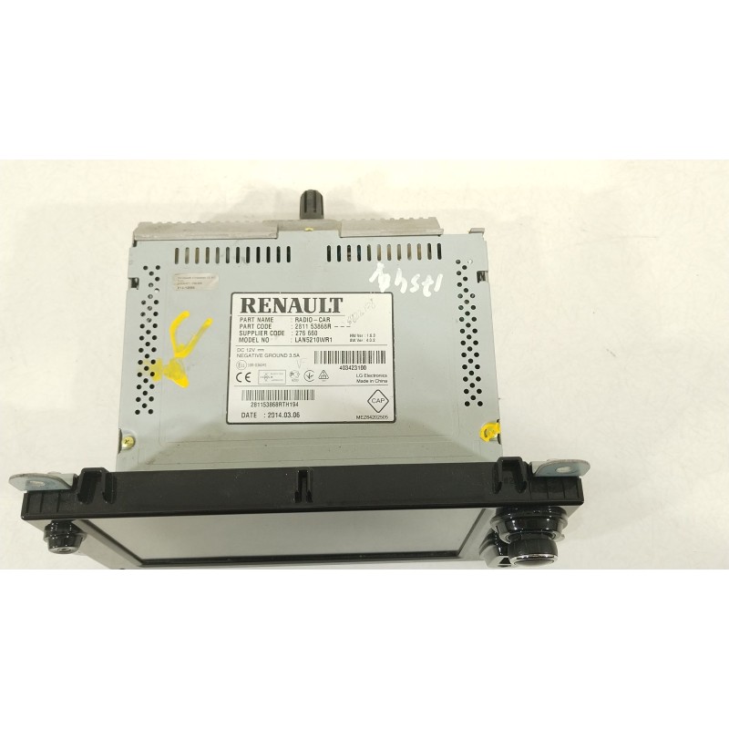 Recambio de sistema audio / radio cd para renault clio iv (bh_) 1.5 dci 90 referencia OEM IAM 281153868R  