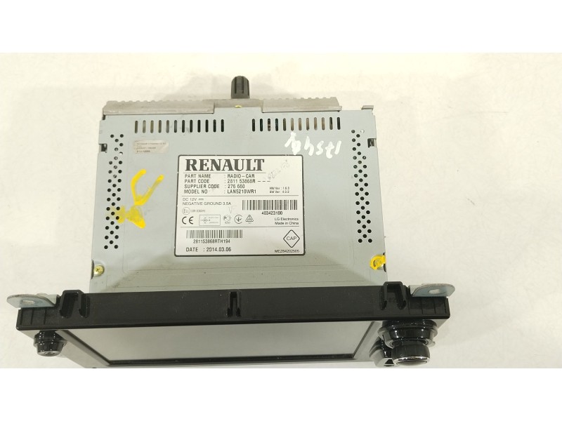 Recambio de sistema audio / radio cd para renault clio iv (bh_) 1.5 dci 90 referencia OEM IAM 281153868R  