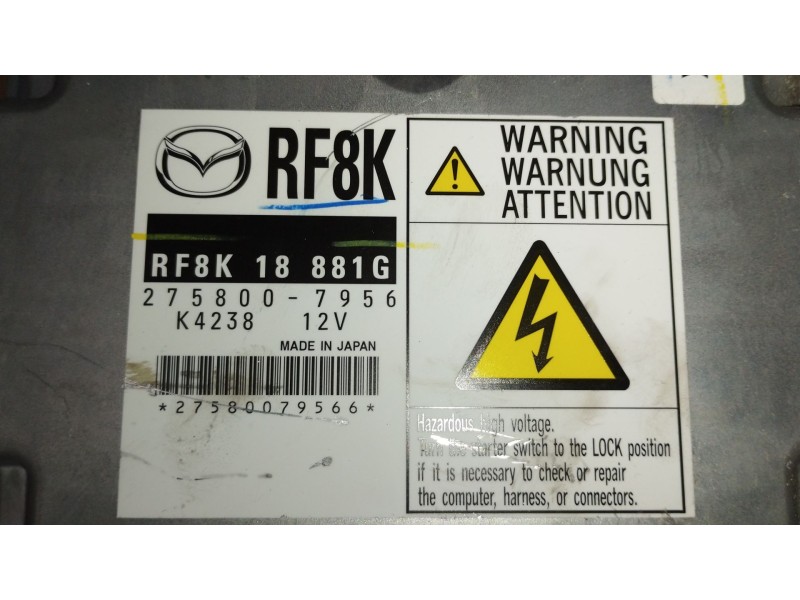 Recambio de centralita motor uce para mazda 5 (cr) 2.0 cd (cr19) referencia OEM IAM RF8K18881G 2758007956 