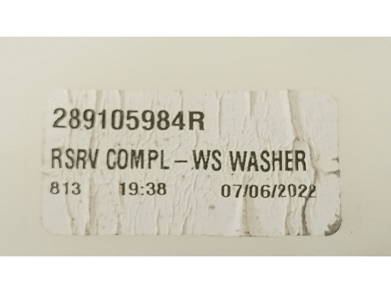 Recambio de deposito limpia para dacia sandero iii 1.0 sce 65 referencia OEM IAM 289105984R  
