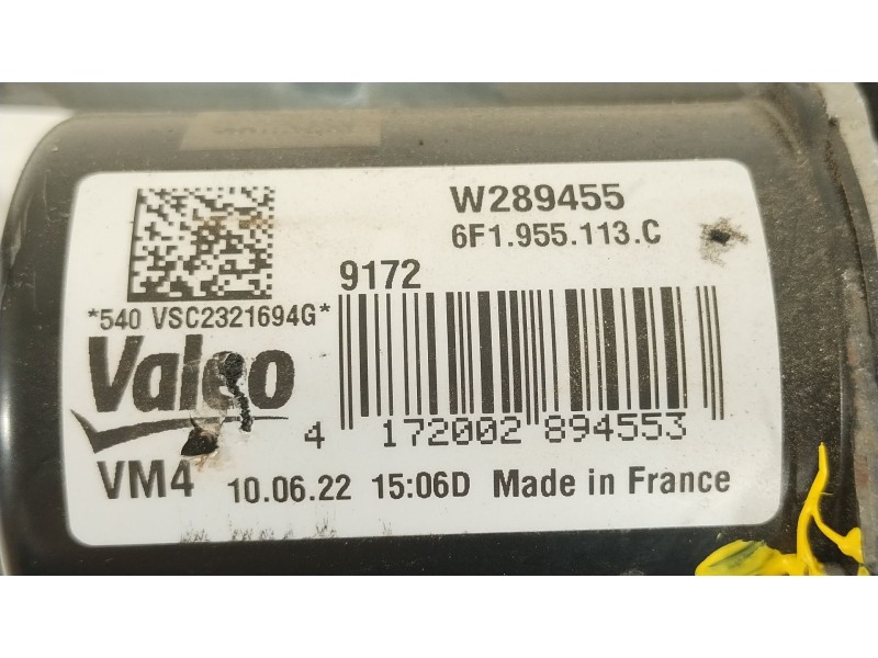 Recambio de motor limpia delantero para seat ibiza (kj1) fr ib referencia OEM IAM 6F1955023L W289455 