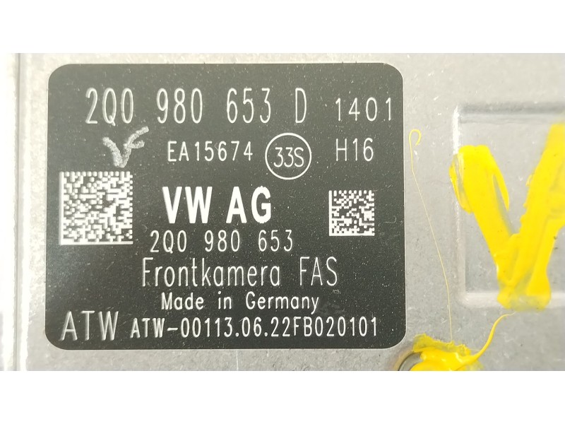 Recambio de camara para seat ibiza (kj1) fr ib referencia OEM IAM 2Q0980653D 2Q0980653 
