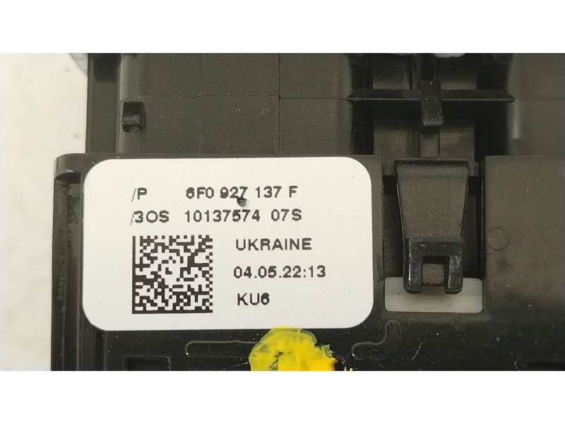 Recambio de mando multifuncion para seat ibiza (kj1) fr ib referencia OEM IAM 6F0927137F  