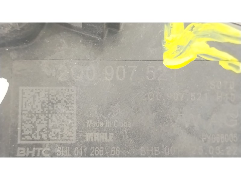 Recambio de resistencia calefaccion para seat ibiza (kj1) fr ib referencia OEM IAM 2Q0907521  