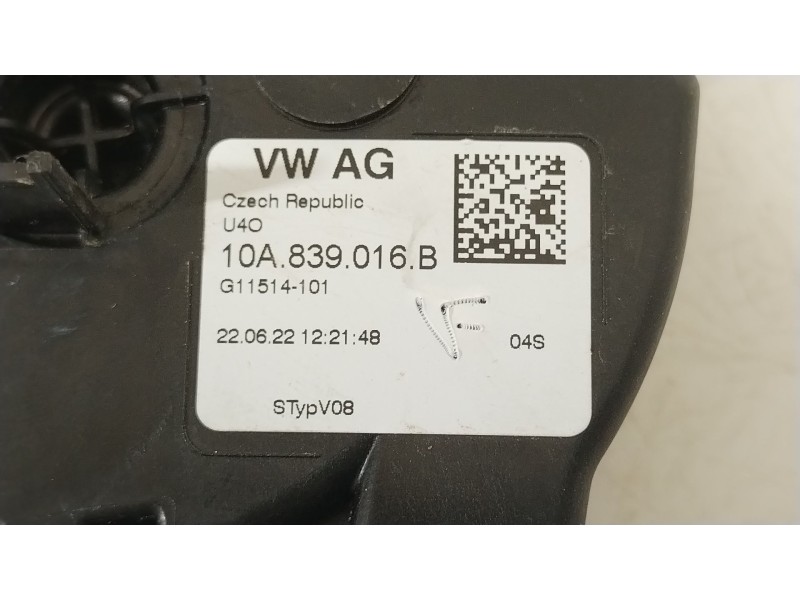 Recambio de cerradura puerta trasera derecha para seat ibiza (kj1) fr ib referencia OEM IAM 10A839016B  