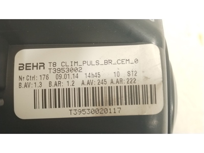Recambio de ventilador calefaccion para peugeot 3008 i monospace (0u_) 1.6 vti referencia OEM IAM T3953002 6441CP 