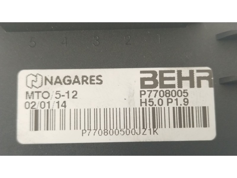Recambio de resistencia calefaccion para peugeot 3008 i monospace (0u_) 1.6 vti referencia OEM IAM 6441CQ P7708005 