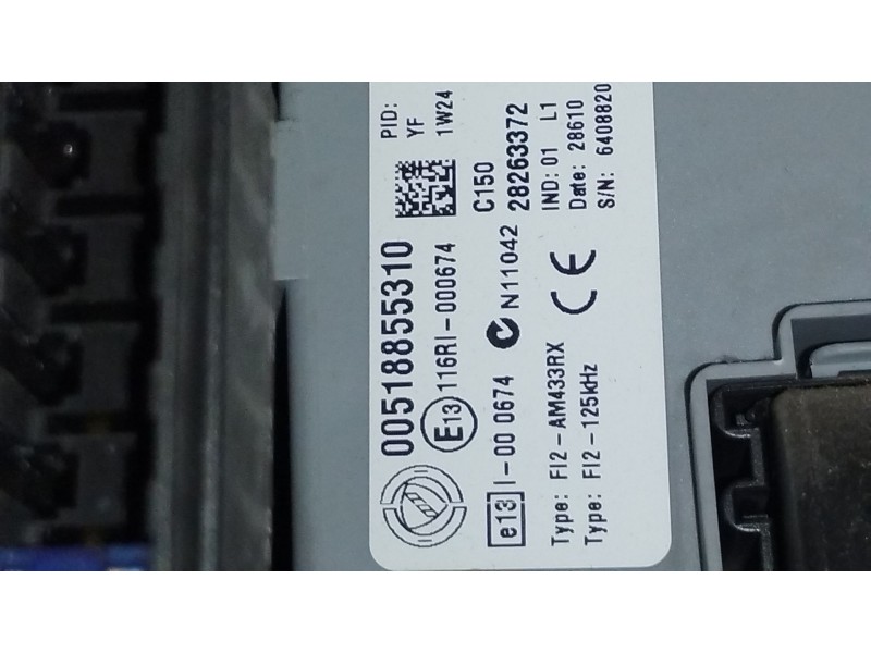 Recambio de caja reles / fusibles para fiat doblo furgoneta/monovolumen (223_) 1.3 d multijet referencia OEM IAM 518855310  