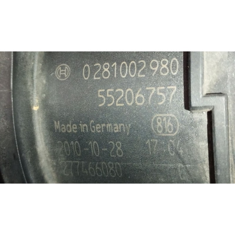 Recambio de caudalimetro para fiat doblo furgoneta/monovolumen (223_) 1.3 d multijet referencia OEM IAM 55206757 0281002980 2774